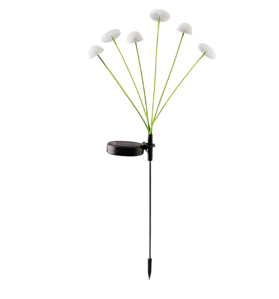 Solar Swaying Mushroom Garden Lights – 2 Pack | Waterproof LED Outdoor Firefly Path Lights for Yard, Patio, and Landscape Decoration