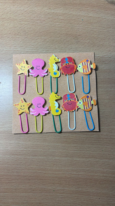 Wonderland set of 10 Paper Clips|Decorative Paper Clips - Perfect for Planners, Diaries, and Crafts