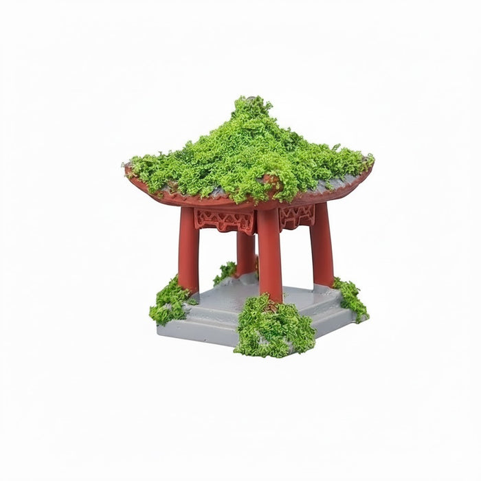Miniature Japanese Garden Pagoda/Pavilion Figurine for Zen Garden & Terrariums