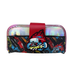 racing car pencil cases with shiny holographic top and 3D rubber car badge.