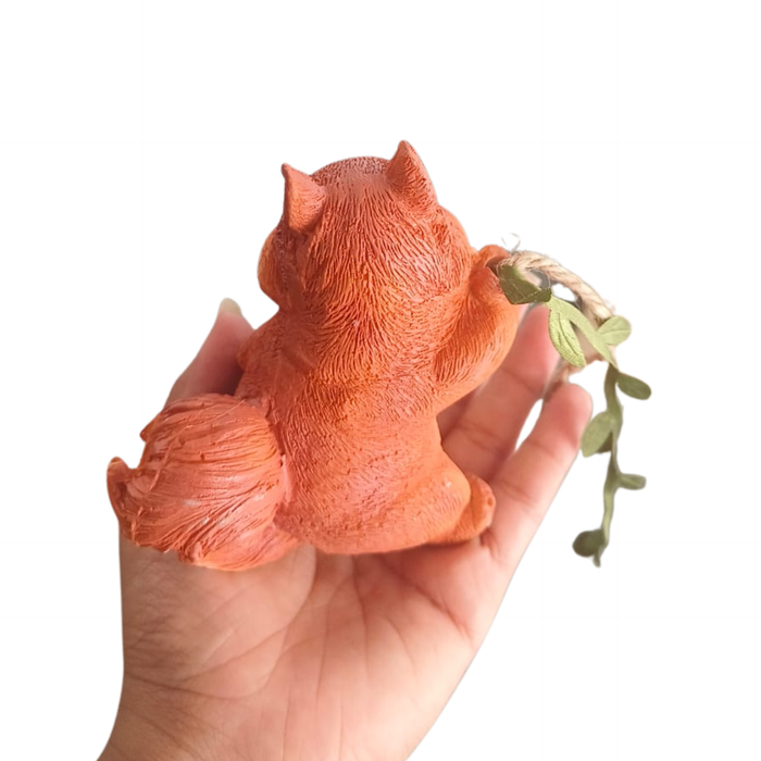 Cute Hanging Fox Garden Statue