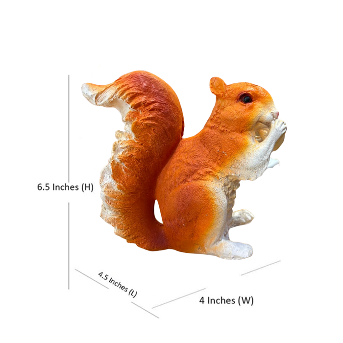 Squirrel Statue for Balcony and Garden Decoration