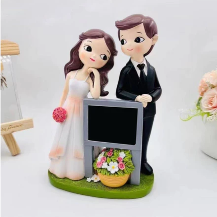 5.4 Inch Whimsical Wedding Couple Figurine