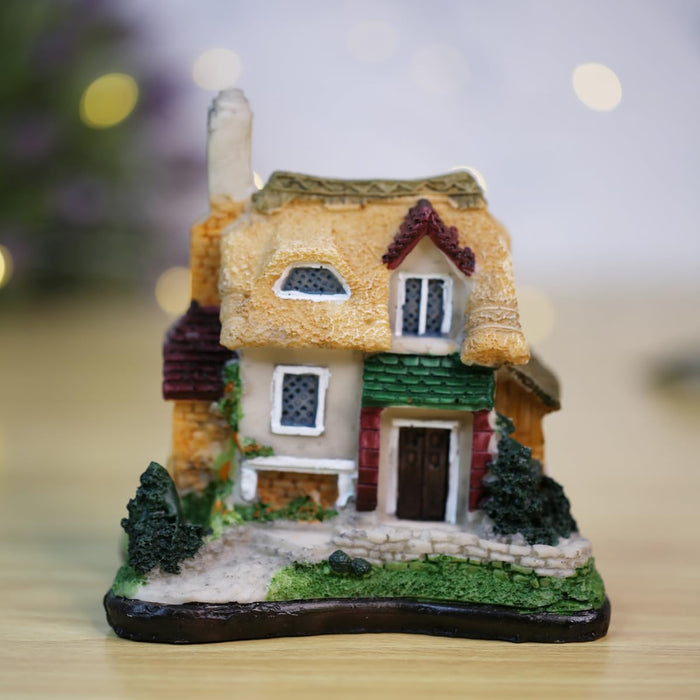 Wonderland Design 1 Big Double Storey House |Miniature Toys |Tray Garden Accessories| Polyresin miniature accessories