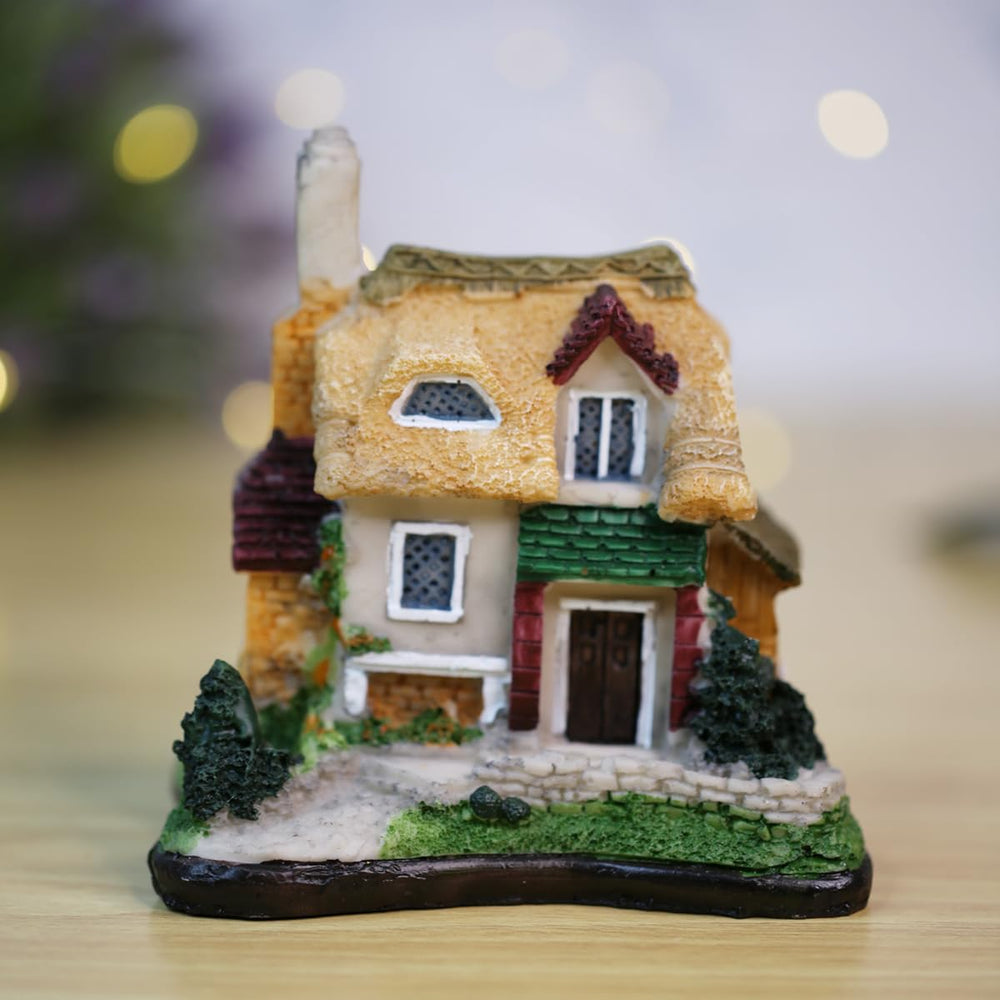 Wonderland Design 1 Big Double Storey House |Miniature Toys |Tray Garden Accessories| Polyresin miniature accessories