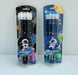 2B Pencil set of 2 -Pack of 24  with top erasers , 2 grip and 2 sharpner 