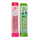  HB Pencil set -Set of 2  with top erasers , 1 grip and 1 sharpner | Writing pencils for school and return gifts|Pink & Green