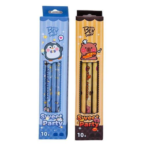  HB Pencil set -Set of 2  with top erasers , 1 grip and 1 sharpner | Writing pencils for school and return gifts|Pink & Green