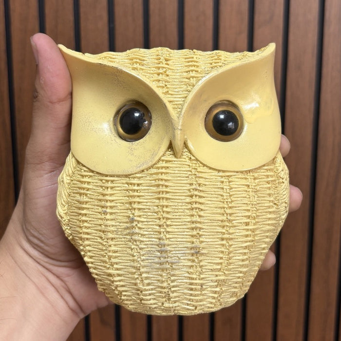Enchanted Woven Owl Decor -