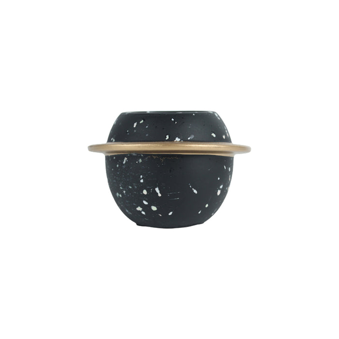 Ceramic Jupiter Pot-Black