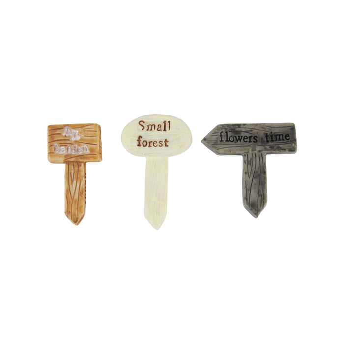 Miniature Toys : (Set of 3) Signboards