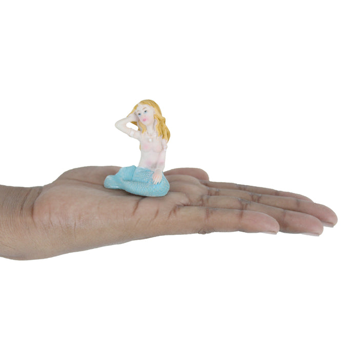 Wonderland Miniature Toys Set of 4 mermaid ( Miniature garden accessories for tray garden )