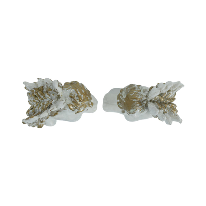 Polyresin Set of 2 Angel Statue ( home and garden décor)
