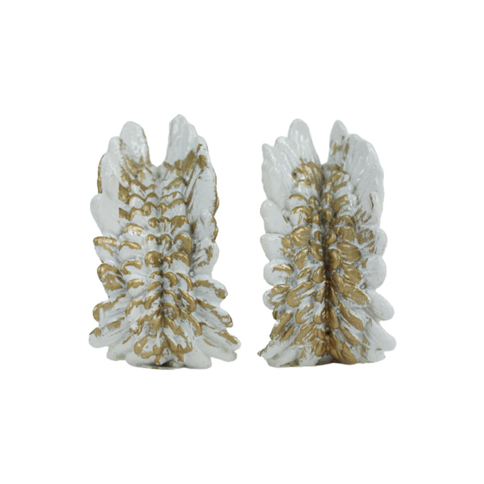 Polyresin Set of 2 Angel Statue ( home and garden décor)