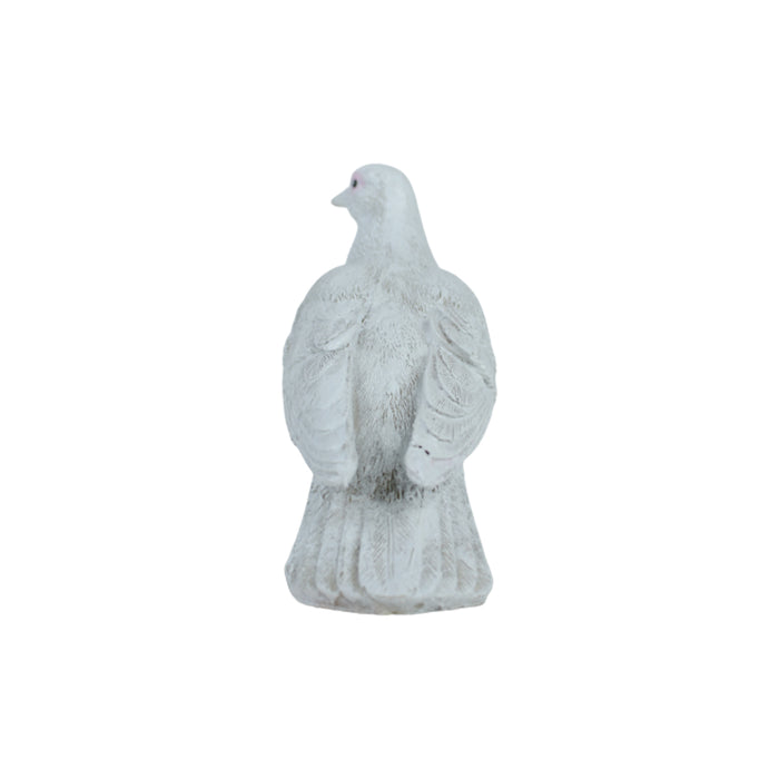 Resin White Pigeon Garden statue