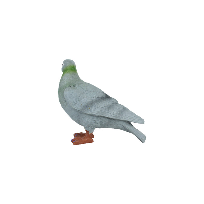 Resin Grey pigeon garden statue