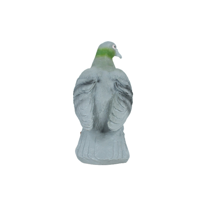 Resin Grey pigeon garden statue