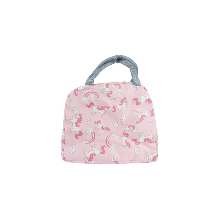 Insulated Lunch Bag with Padded Liner (Pink)