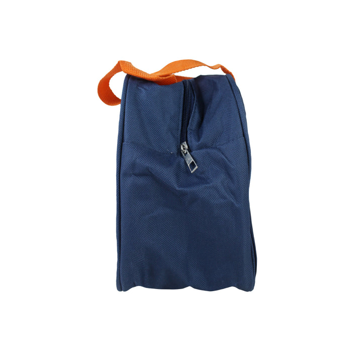 Insulated Tiffin Bag for Kids (Dark Blue & Peach)