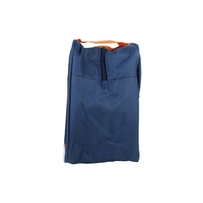 Insulated Tiffin Bag for Kids (Dark Blue & Peach)