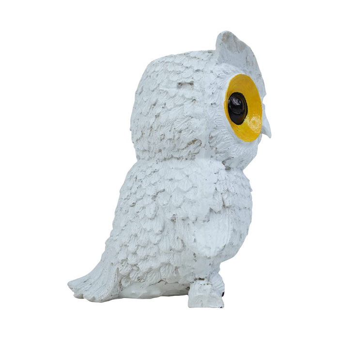 Owl Pot Planter for Home, Balcony and Garden Decoration (White)