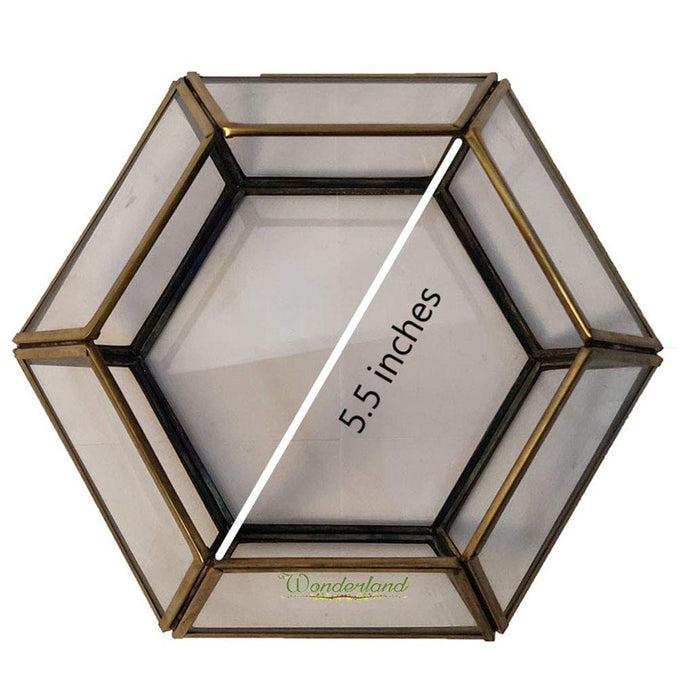 Glass Terrarium Geometric Container for Home Decoration