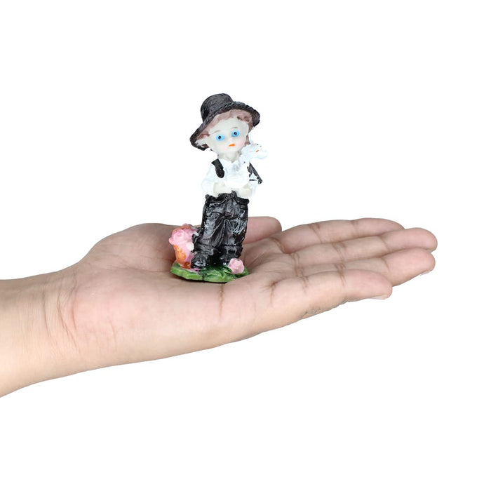 Miniature Toys : (Set of 6) Boys for Fairy Garden Accessories