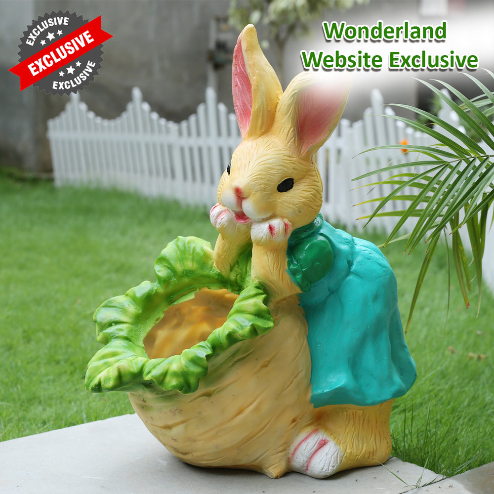 Cute Bunny Planter for Garden and Balcony Decoration