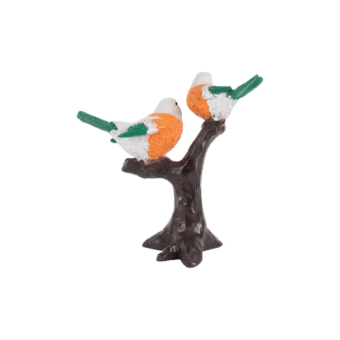Two Bird Statue for Home Decoration (Green)