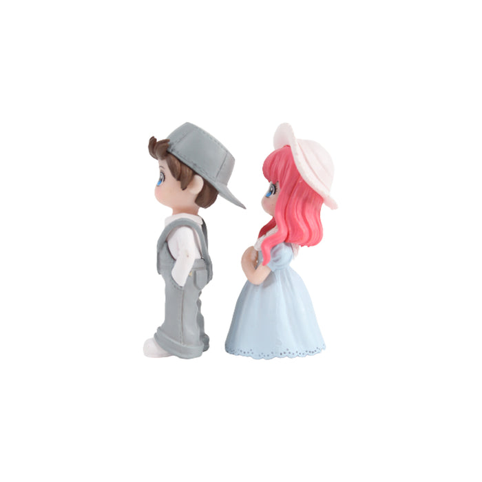 Dangri Boy  Couple-2( Miniature toys , cake toppers , small figuine, Valentine couple)