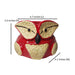New Owl Ceramic Pot for Home and Garden Decoration (Red) - Wonderland Garden Arts and Craft
