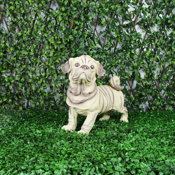 Big Pug Dog Statue Home and Garden Decoration