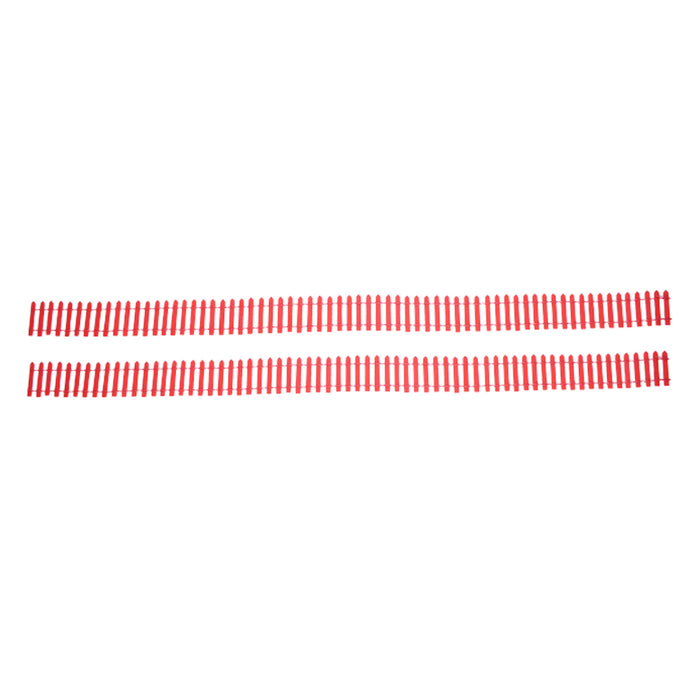 Wonderland Set of 2 Miniature Toys Long Fence (Red)