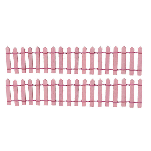 Miniature Toys : (Set of 2) Fence for Fairy Garden Accessories - Wonderland Garden Arts and Craft