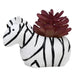 Zebra Succulent Pot for Home and Balcony Decoration - Wonderland Garden Arts and Craft