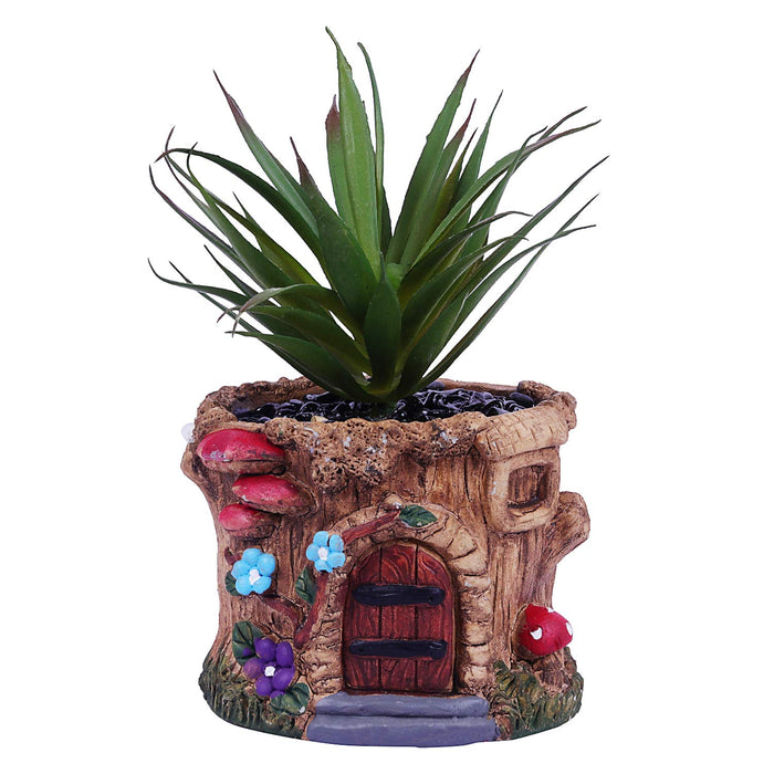 House Planter with Succulent for Home Decoration (House-B)