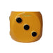 Dice Ceramic Pot for Home and Garden Decoration (Yellow) - Wonderland Garden Arts and Craft