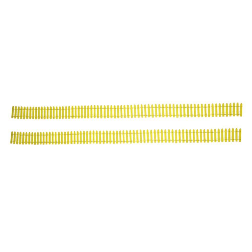 Wonderland Set of 2 Miniature Toys Long Fence (Yellow)