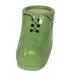 Shoe Shape Ceramic Pot for House and Garden Decoration (Green) - Wonderland Garden Arts and Craft