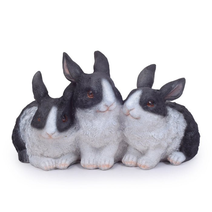 Three Rabbits Statue for Balcony and Garden Decoration