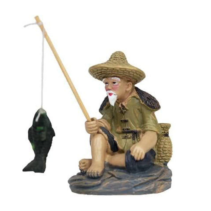 Miniature Toys : Fisherman for Fairy Garden Accessories - Wonderland Garden Arts and Craft