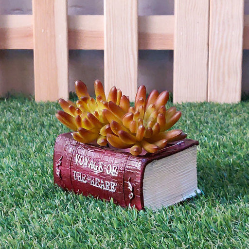 Fat Book Succulent Pot for Home and Balcony Decoration - Wonderland Garden Arts and Craft