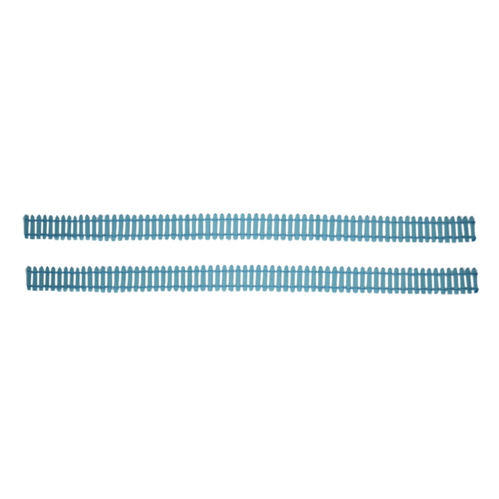 Wonderland Set of 2 Miniature Toys long  Fence (Light Blue)