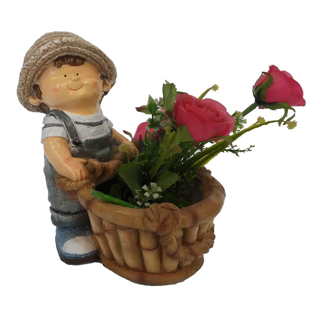 Boy Shape Pot Planter for Garden and balcony Decoration