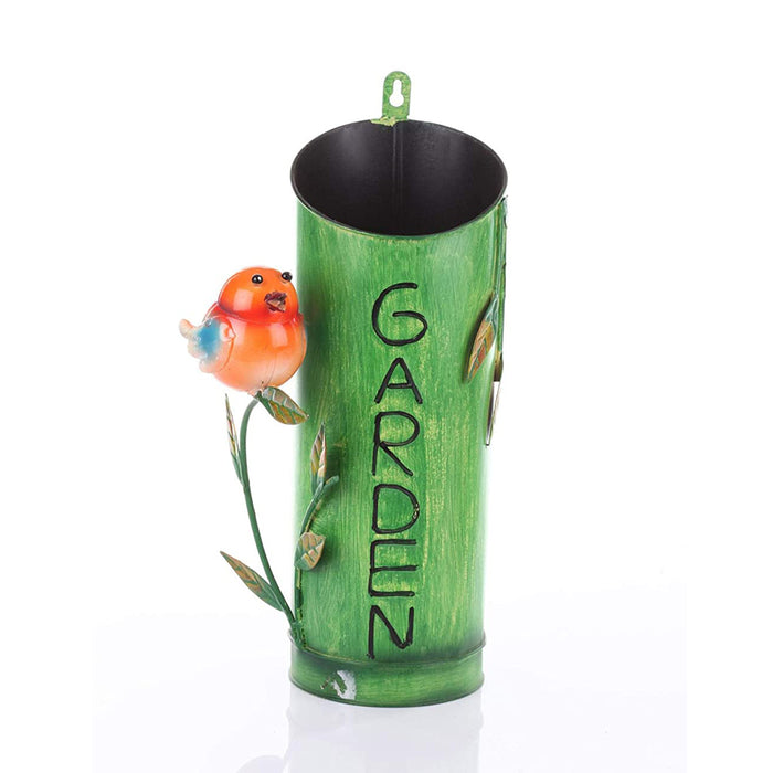 Metal Garden Planter/Holder for Balcony and Garden Decoration (Green)