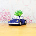 Car Succulent Pot for Home and Balcony Decoration (Blue) - Wonderland Garden Arts and Craft