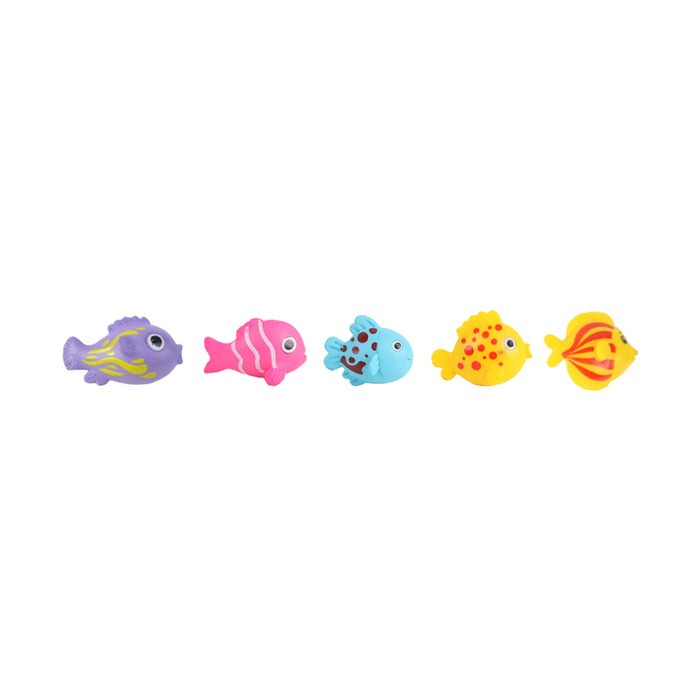 Wonderland Miniatures Funny Colorfull Fish (Set of 10) ( miniature toys , miniature accessories)