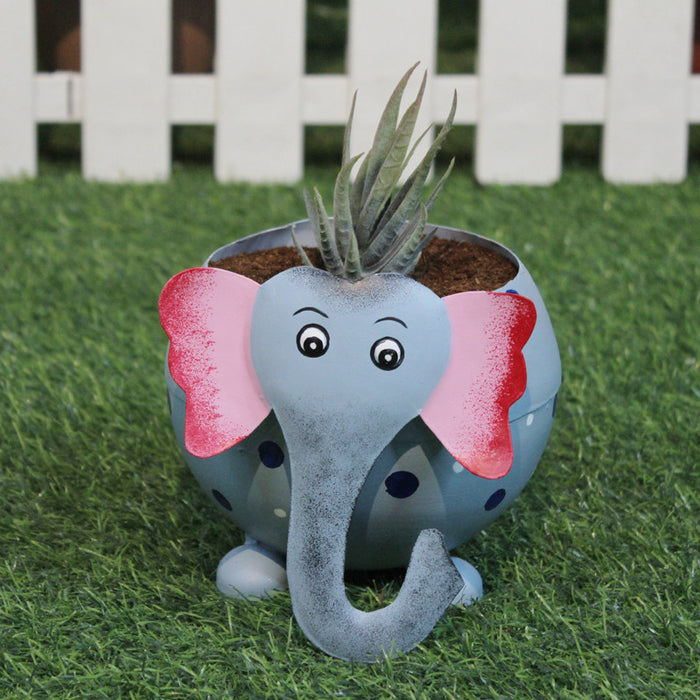Metal Crafts Elephant  planter