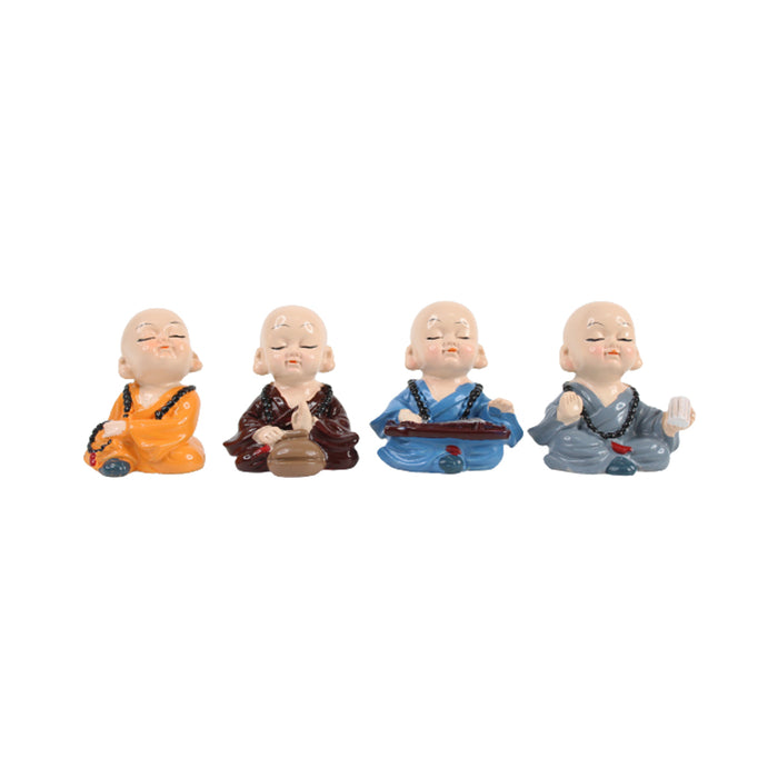 Wonderland ( Set of 4) 2.3 inch height Four sitting Monk