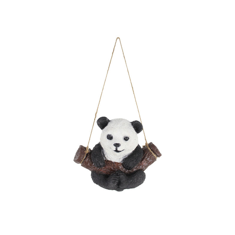 Hanging garden decor Swing Panda